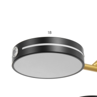 Люстра "Антеко" 4хLED 104Вт 3000-6000К черно-золотой 65х65х27 см BayerLux Люстра "Антеко" 4хLED 104Вт 3000-6000К черно-золотой 65х65х27 см BayerLux