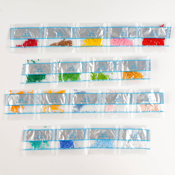 Алмазная мозаика - стикер на новый год для детей с частичным заполнением &laquo;Волшебный Новый Год!&raquo;, новогодний набор для творчества