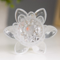 Ночник пластик "Цветочек" 8х8х7,5 см RISALUX Ночник пластик "Цветочек" 8х8х7,5 см RISALUX