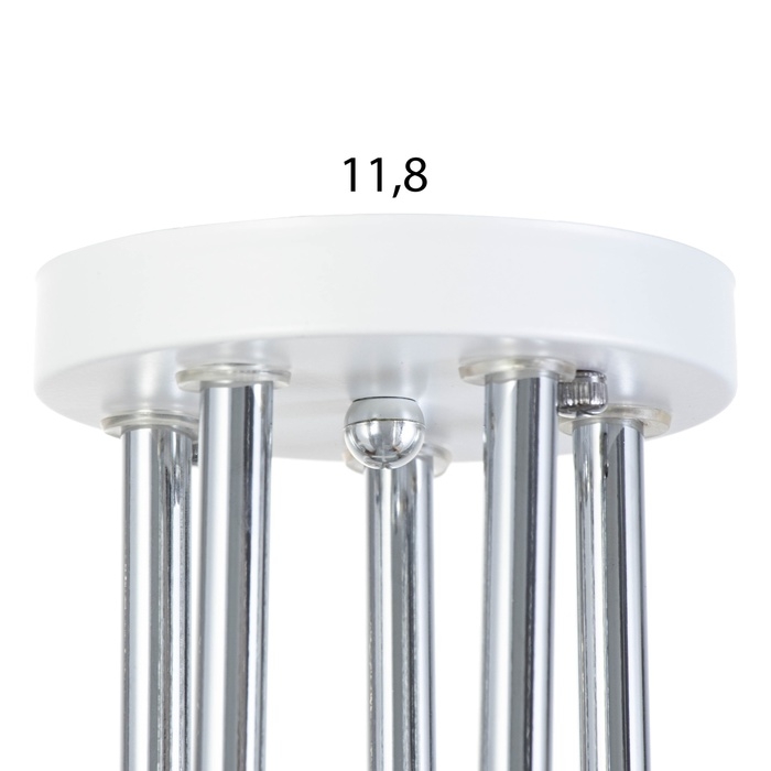 Люстра "Либи" 5х60Вт Е27 Белый 60х60х24см