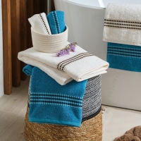 Полотенце махровое Love Life &laquo;Адажио&raquo; 50х90 см, морской, 100% хл, 450 гр/м2