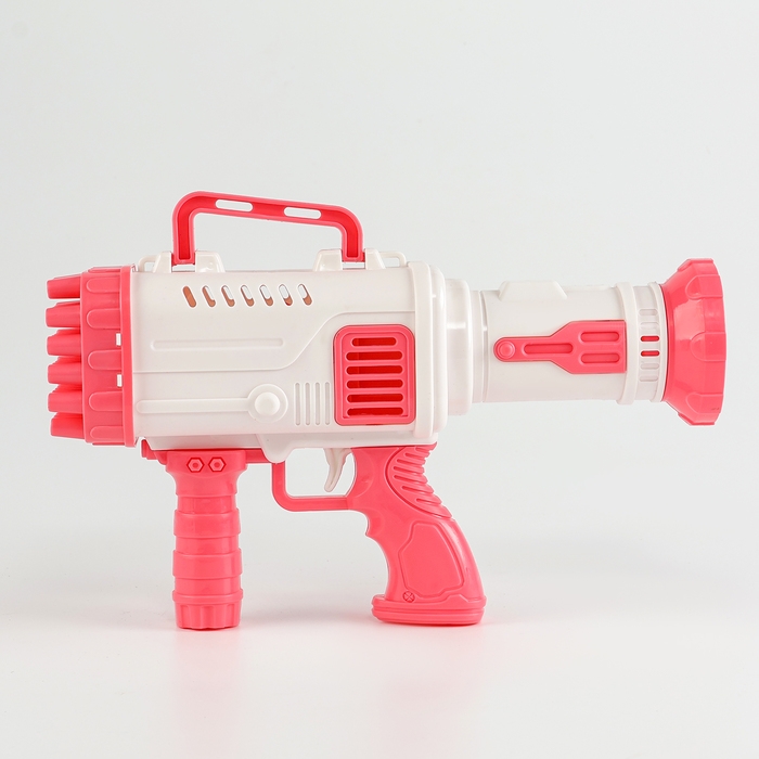 Генератор мыльных пузырей &laquo;Световой&raquo;, цвет розовый, 27,5 &times; 7,5 &times; 18,5 см