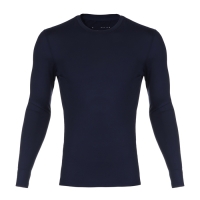 Рашгард мужской с дл. рукавом, базовый, размер M (48), цвет синий