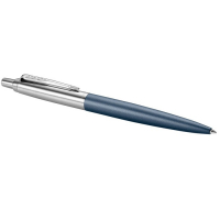 Ручка шариковая Parker Jotter XL K69 Matte Blue CT M, корпус из нержавеющей стали, синие чернила Ручка шариковая Parker Jotter XL K69 Matte Blue CT M, корпус из нержавеющей стали, синие чернила