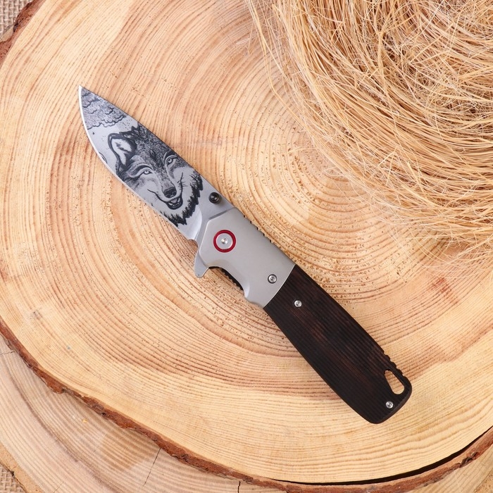 Нож складной Нож складной "Волк" 21см, клинок 87мм/3,5мм