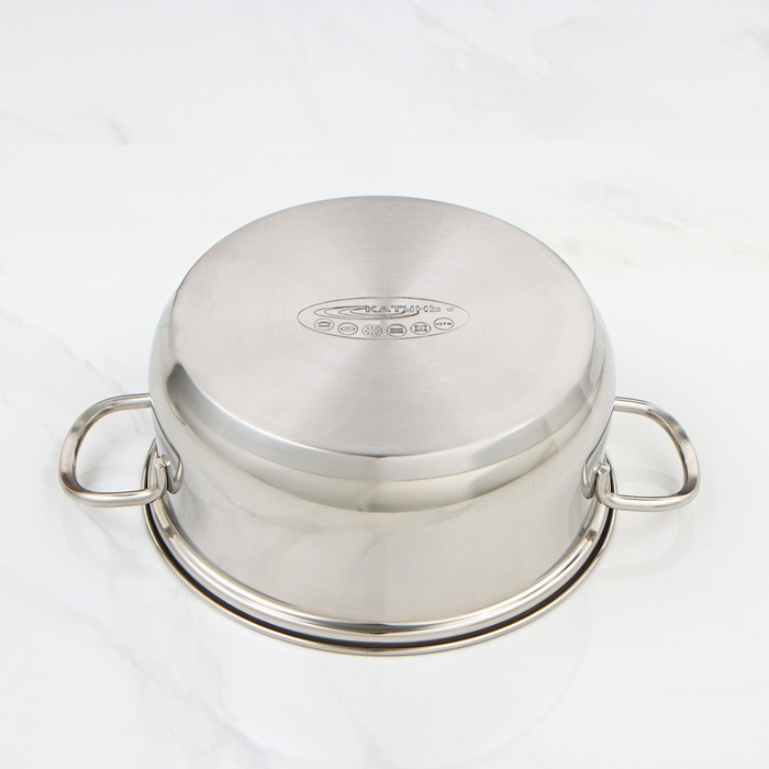 Кастрюля &laquo;Лира&raquo; 3.2 л, d=20 см, капсульное дно, индукция