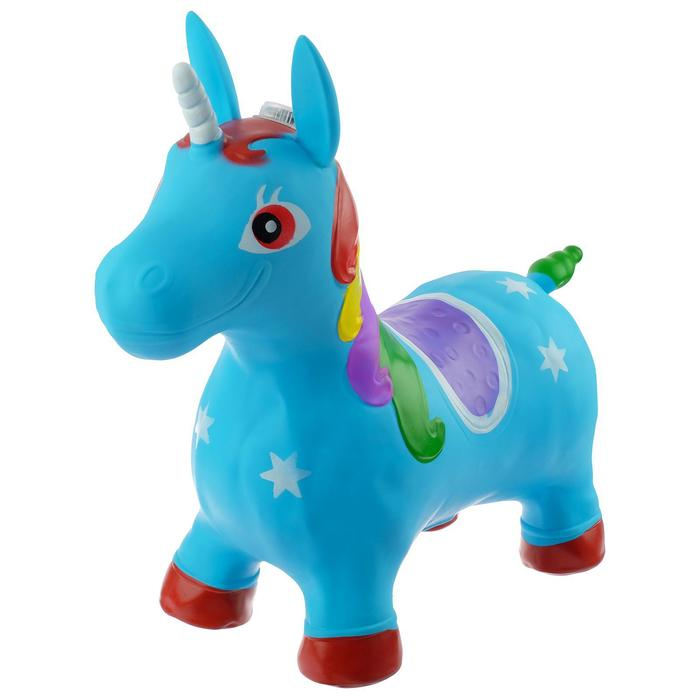 Попрыгун ZABIAKA &laquo;Единорог&raquo;, 68х28х57 см, 1400 г, цвет МИКС