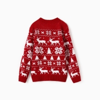 Джемпер вязаный детский KAFTAN "New Year" размер 32, (110-116 см)