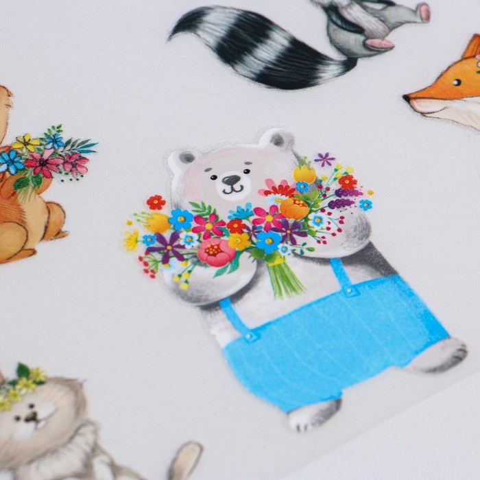 Набор термонаклеек для кукол «Зверята» Набор термонаклеек для кукол «Зверята»