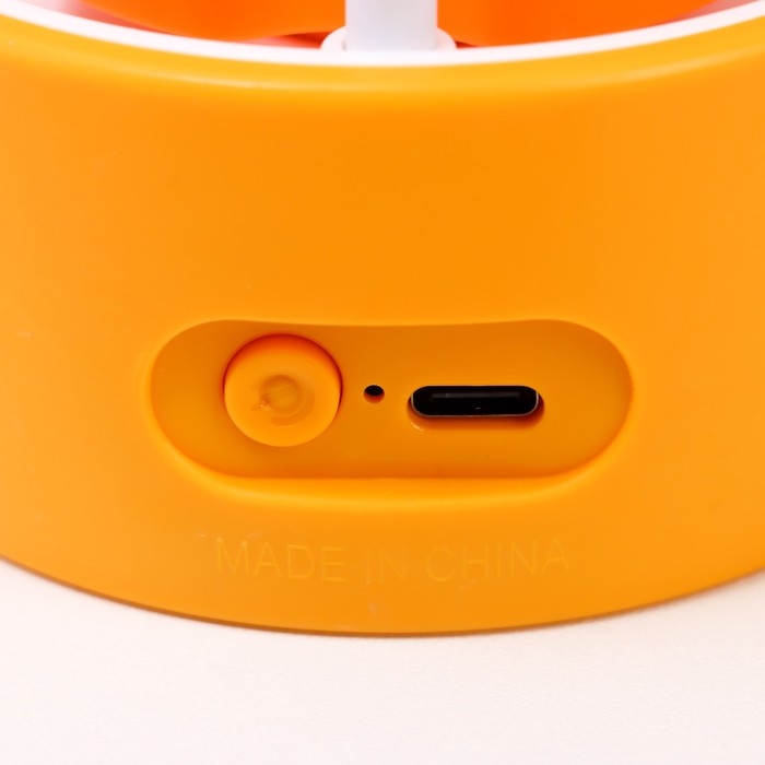 Светильник сенсорный с точилкой Светильник сенсорный с точилкой "Морковка" LED, от USB/АКБ 6 Вт оранжевый-желтый 8х6х25 см RISALUX