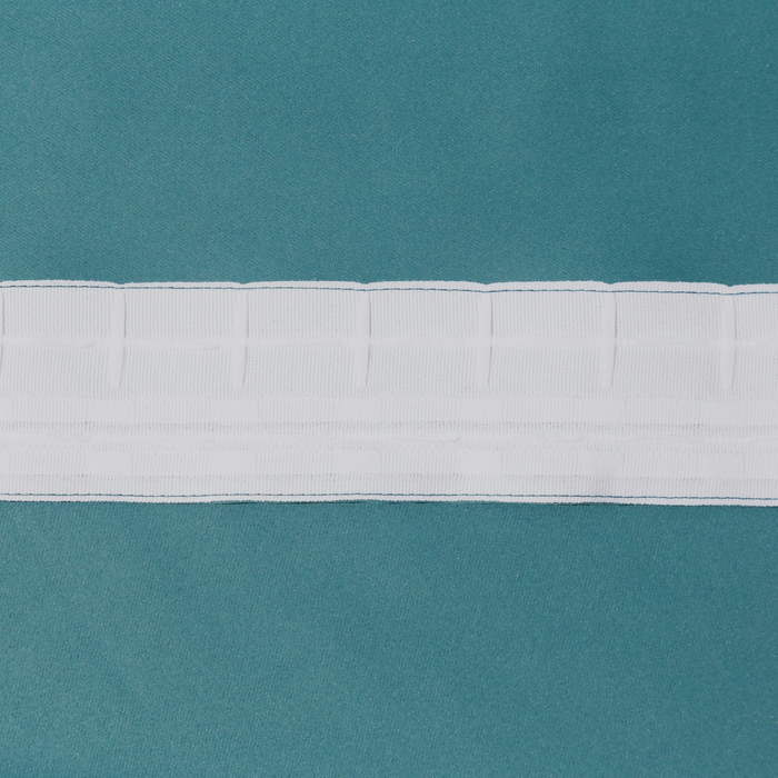 Штора портьерная &laquo;Этель&raquo; 250&times;265 см, блэкаут, цвет изумрудный, пл. 210 г/м&sup2;, 100% п/э