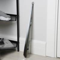 Ложка для обуви Доляна, с кольцом, металлическая, 45&times;4,5 см, нержавеющая сталь