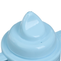 Поильник детский с твёрдым носиком «Джентльмен», 150 мл., с ручками, цвет голубой Поильник детский с твёрдым носиком «Джентльмен», 150 мл., с ручками, цвет голубой