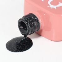 Гель лак для ногтей &laquo;COLOR GLOW&raquo;, 3-х фазный, 10 мл, LED/UV, цвет чёрный (19)