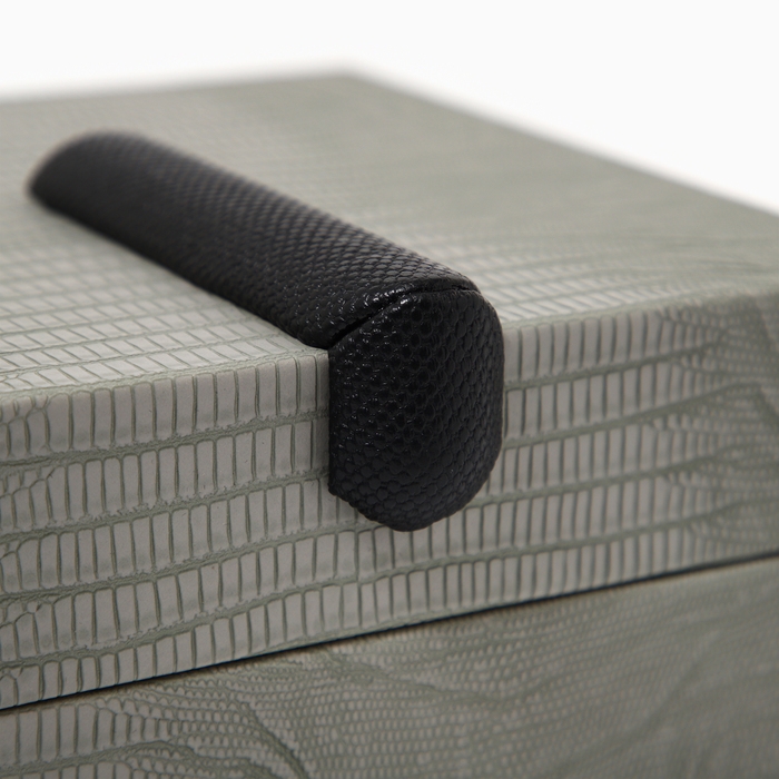 Шкатулка для украшений &laquo;Классика&raquo; экокожа, набор 2 шт.