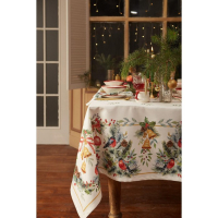 Набор столовый Этель "Сhristmas bells" скатерть 150х220 +/-3см с ГМВО, салфетки 40х40см-12шт Набор столовый Этель "Сhristmas bells" скатерть 150х220 +/-3см с ГМВО, салфетки 40х40см-12шт
