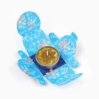 Свеча новогодняя чайная «Новый год: Новый путь», диам 4 см Свеча новогодняя чайная «Новый год: Новый путь», диам 4 см