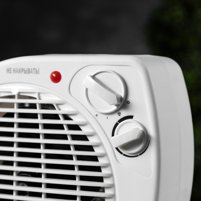 Тепловентилятор Luazon LTO-04, напольный, 2000 Вт, 2 режима, до 20 м&sup2;, белый