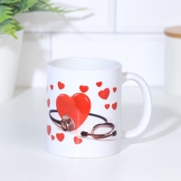 Кружка чайная керамическая &laquo;Лучшему доктору в мире! Сердце&raquo;