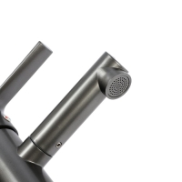 Смеситель для раковины ZEIN Z3694, однорычажный, поворотный излив высотой 9 см, графит Смеситель для раковины ZEIN Z3694, однорычажный, поворотный излив высотой 9 см, графит