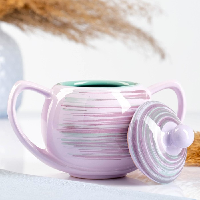 Сахарница "Элегант" 0,4л / 10х13см, лаванда