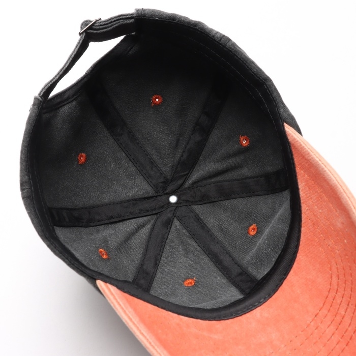 Кепка мужская MINAKU, цвет черный/коралловый, р-р 56-58 Кепка мужская MINAKU, цвет черный/коралловый, р-р 56-58