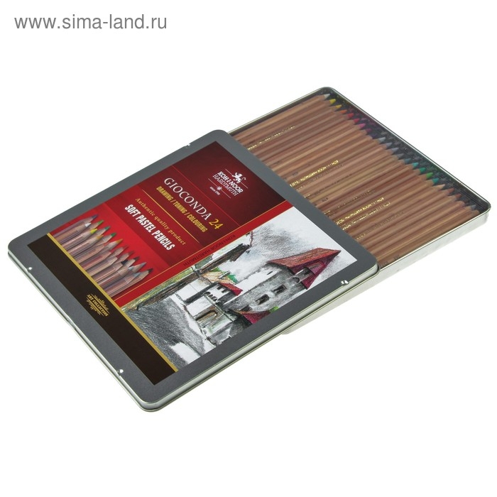 Пастель сухая в карандаше набор 24 цветов, Koh-I-Noor Soft GIOCONDA 8828 Пастель сухая в карандаше набор 24 цветов, Koh-I-Noor Soft GIOCONDA 8828