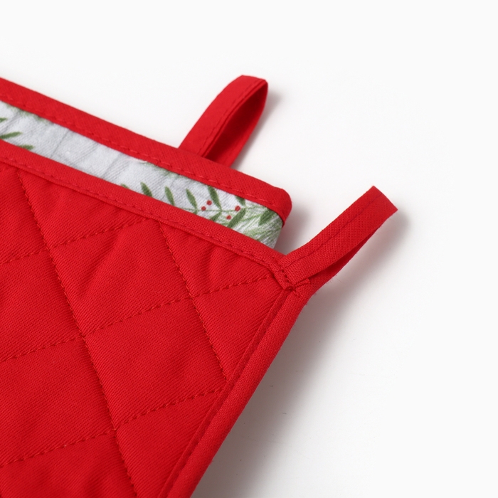 Набор кух. Этель "Хозяюшка" варежка 15х28см, прихватка 19х19см,100%хл