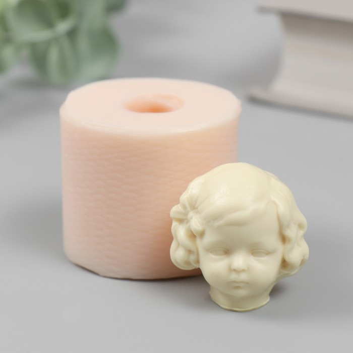 Молд силикон Молд силикон "Голова младенца" №16 3,5х2,7х3 см