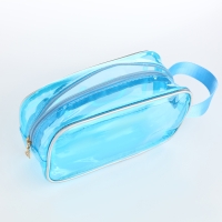 Косметичка на молнии, цвет голубой Косметичка на молнии, цвет голубой