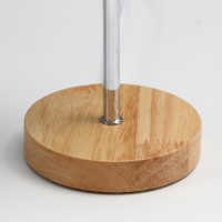 Лампа настольная 16011/1 E14 40Вт дерево-хром 12,5х12,5х42 см RISALUX