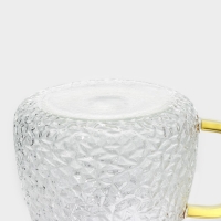 Набор стеклянных кружек Magistro &laquo;Сара&raquo;, 2 шт, 400 мл, 12&times;9&times;8 см