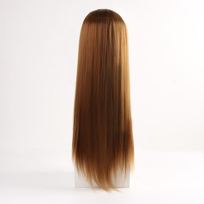 Голова учебная, искусственный волос, 55-60 см, без штатива, цвет пшеничный Голова учебная, искусственный волос, 55-60 см, без штатива, цвет пшеничный