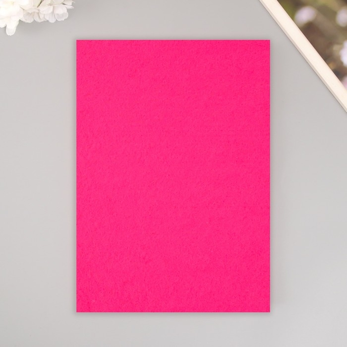 Набор мягкого фетра Набор мягкого фетра "Астра" (3 шт) ярко-розовый, 3 мм, 400 гр. 20х30 см
