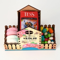 Чайный домик "Цветы и бабочки"