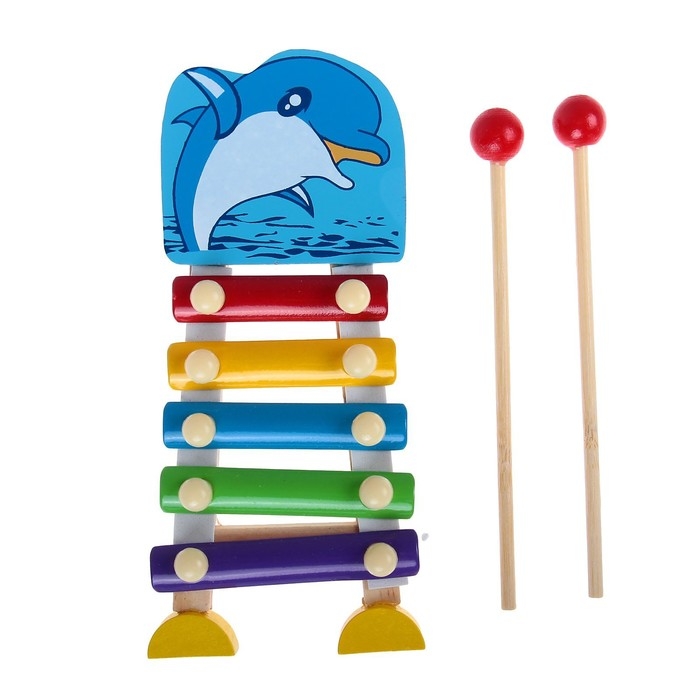 Металлофон малый «Дельфинчик», 5 тонов Металлофон малый «Дельфинчик», 5 тонов