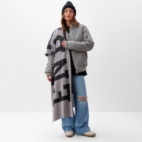 Шарф женский двусторонний MIST серый, размер 47*226см Шарф женский двусторонний MIST серый, размер 47*226см