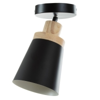 Спот "Гуди" Е27 40Вт черный 15х15х28 см Спот "Гуди" Е27 40Вт черный 15х15х28 см