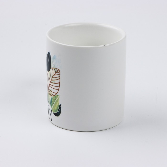 Кружка керамическая &laquo;Листья&raquo;, 300 мл