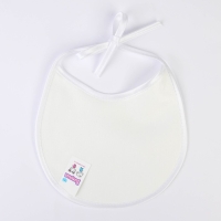 Нагрудник детский 18х18 см., микрофибра с ПВХ покрытием «Витоша», белый Нагрудник детский 18х18 см., микрофибра с ПВХ покрытием «Витоша», белый