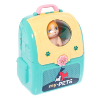 Игровой набор &laquo;Ветеринар&raquo; в рюкзаке, питомец МИКС