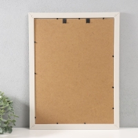 Фоторамка пластик 30х40 см "Кирпичная кладка" белая 44х34 см