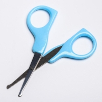 Ножницы детские безопасные, маникюрные, от 0 мес., цвета МИКС Ножницы детские безопасные, маникюрные, от 0 мес., цвета МИКС