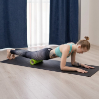 Ролик массажный Sangh, 30х10 см, цвет зелёный Ролик массажный Sangh, 30х10 см, цвет зелёный