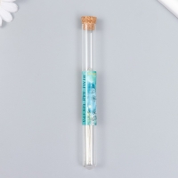 Иглы металл для бисера в стеклянной колбе тонкие набор 30 шт &Oslash; 0,45х100 мм 1,5х1,5х14 см