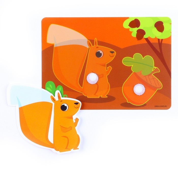 Развивающая игра на липучках &laquo;Изучаем животных. Кто что ест?&raquo;