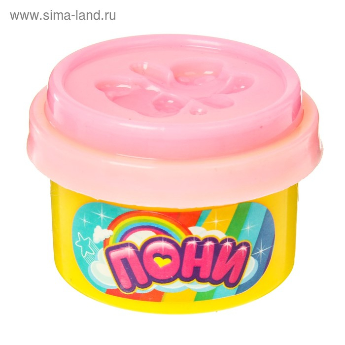 Набор для игры с пластилином «Пони», цвета МИКС Набор для игры с пластилином «Пони», цвета МИКС