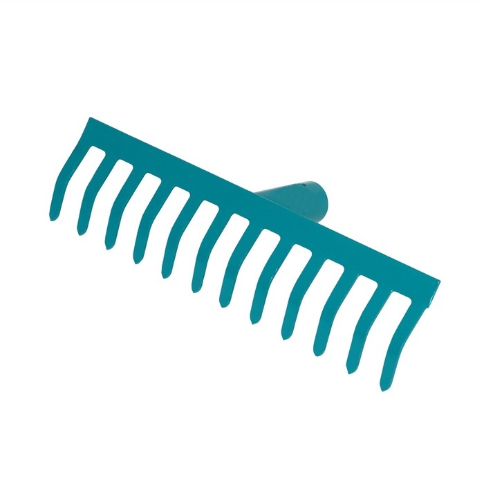 Грабли прямые, прямой зуб, 12 зубцов, металл, тулейка 28 мм, без черенка, МИКС Грабли прямые, прямой зуб, 12 зубцов, металл, тулейка 28 мм, без черенка, МИКС