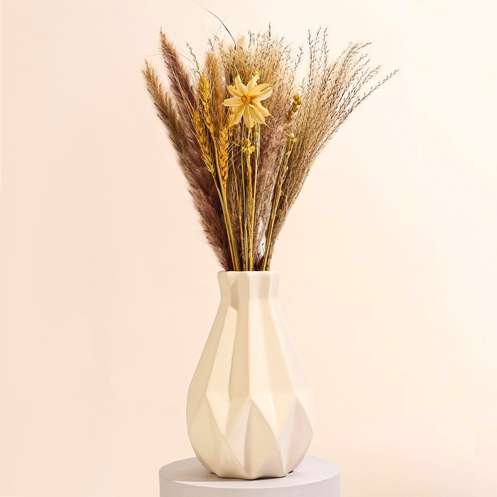 Сухоцветы &laquo;Нежность&raquo;, набор из 4 видов, 48 &times; 16 &times; 6 см