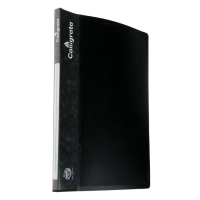 Папка 20 вкладышей А4, Сalligrata, карман на корешке, 600 мкм, 15 мм черная Папка 20 вкладышей А4, Сalligrata, карман на корешке, 600 мкм, 15 мм черная